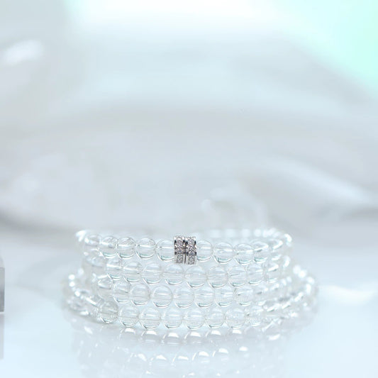 【Untained Pure Power】- Clear Quartz Designer Bracelet