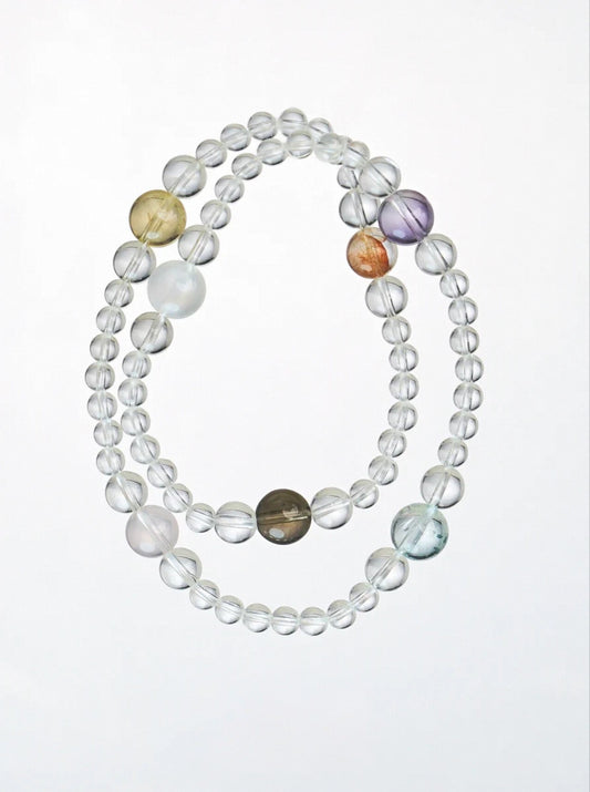 【Prism Duoloop】- Clear Quartz designer bracelets